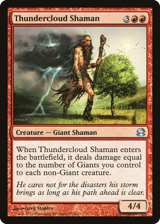 Thundercloud Shaman - Foil