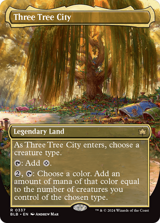Three Tree City (0337) (Borderless) - Foil