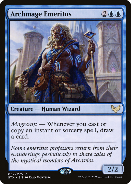 Archmage Emeritus (037) (Promo Pack) - Foil