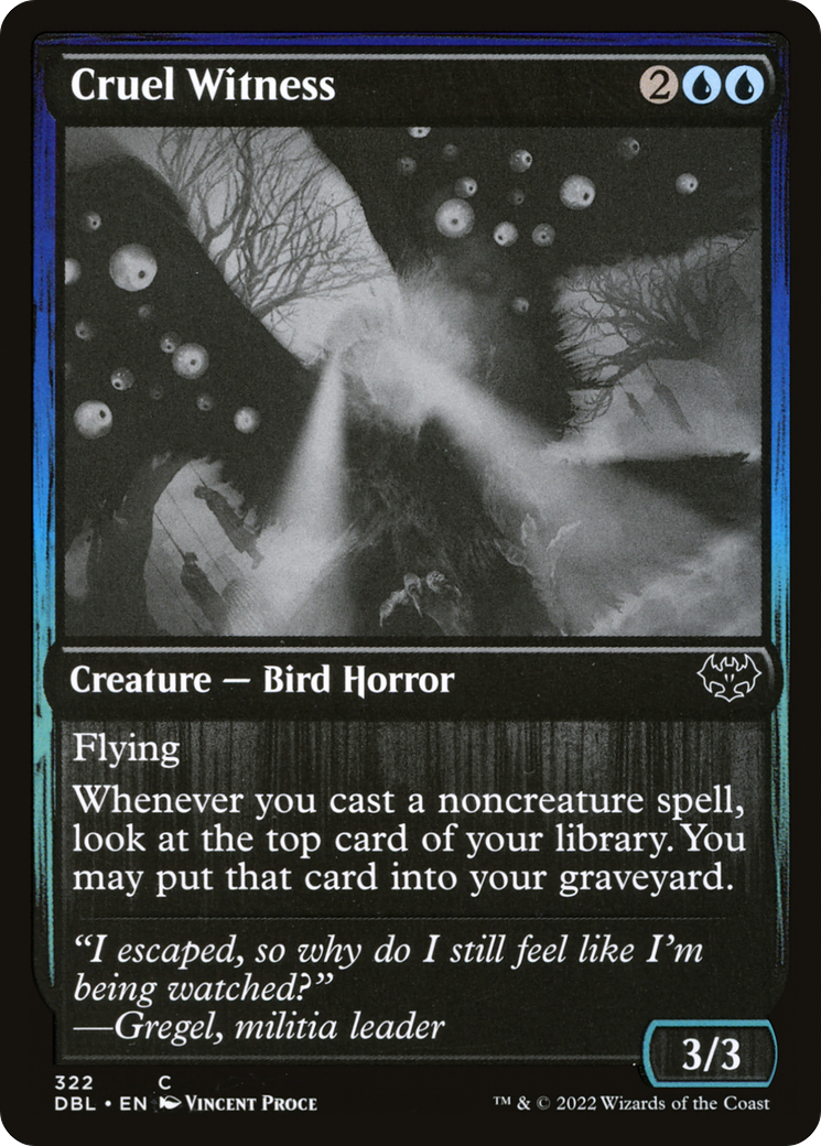 Cruel Witness - Foil