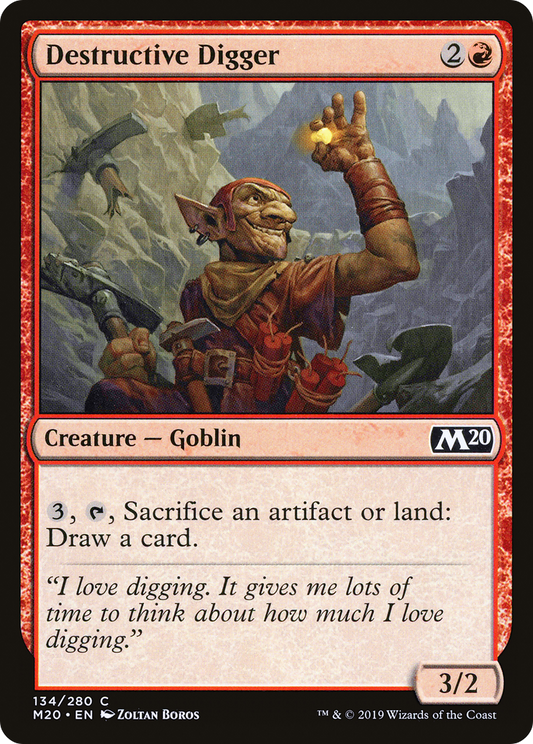 Destructive Digger - Foil