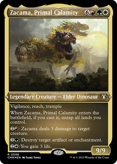 Zacama, Primal Calamity (0598) - Foil Etched