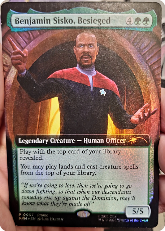 Benjamin Sisko, Besieged (0002) (Extended Art) (Promo) (PMEI) - Foil