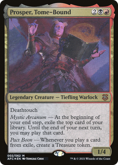 Prosper, Tome-Bound (002) (Display Commander) (Thick Stock) - Foil Etched