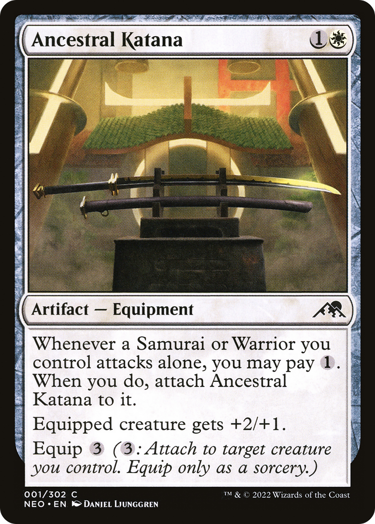 Ancestral Katana - Foil