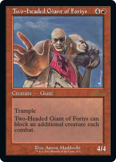 Two-Headed Giant of Foriys (Retro Frame)