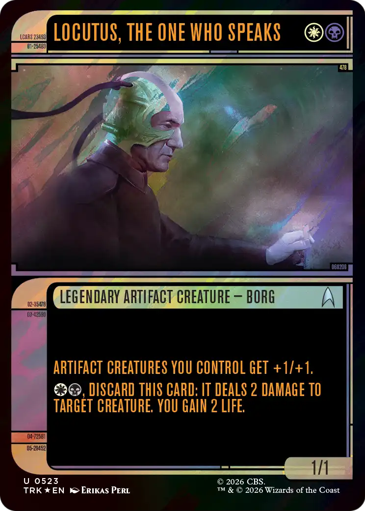 Locutus, the One Who Speaks (0523) (Showcase) (TRK) - Surge Foil