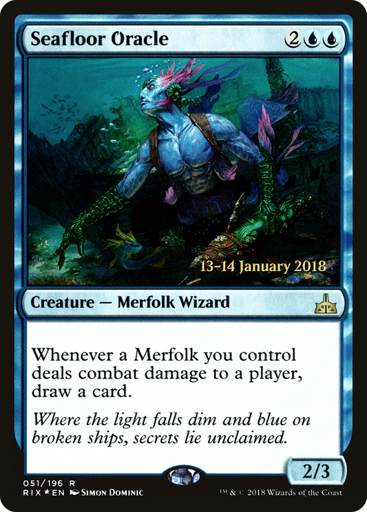 Seafloor Oracle (051) (Prerelease) - Foil