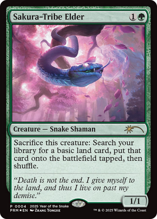 Sakura-Tribe Elder (0004) (Year of the Snake) - Foil pl25