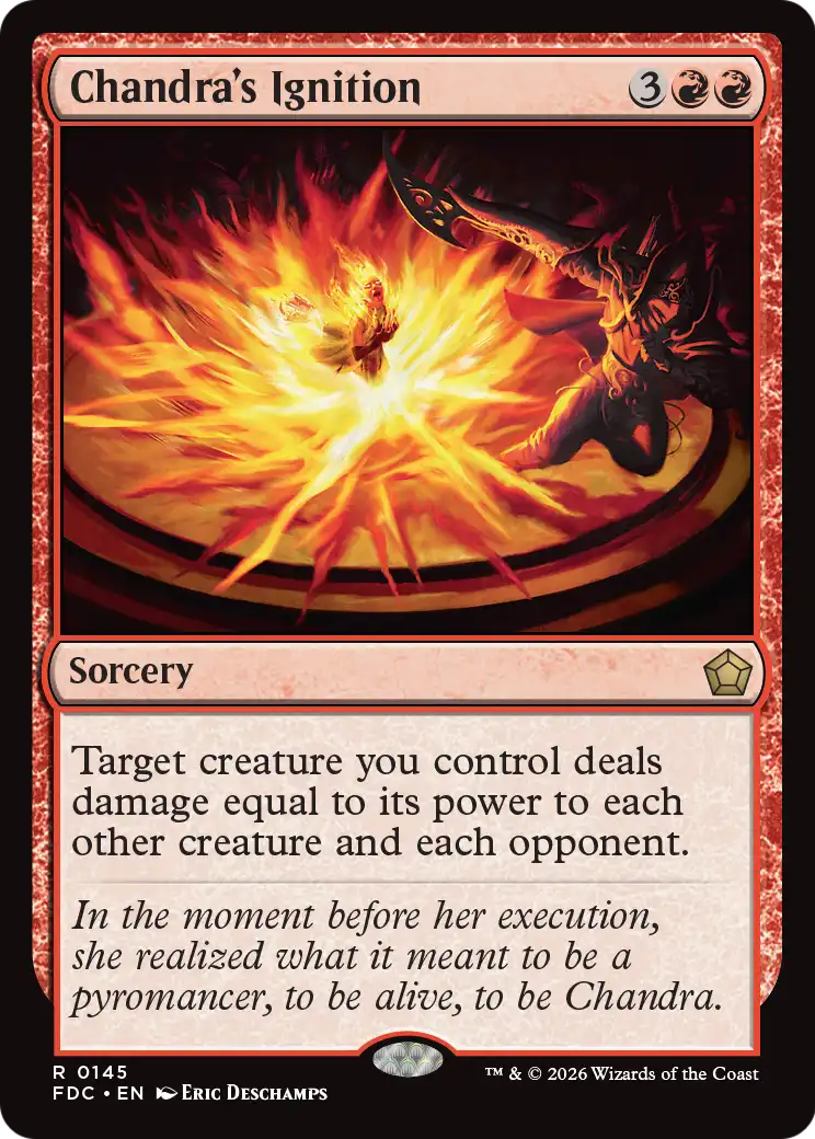 Chandra's Ignition (FDC)