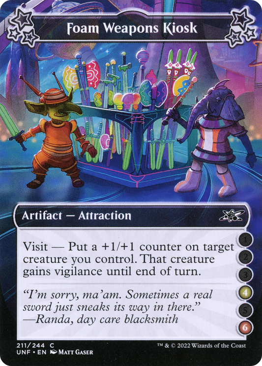 Foam Weapons Kiosk (4-6) - Foil