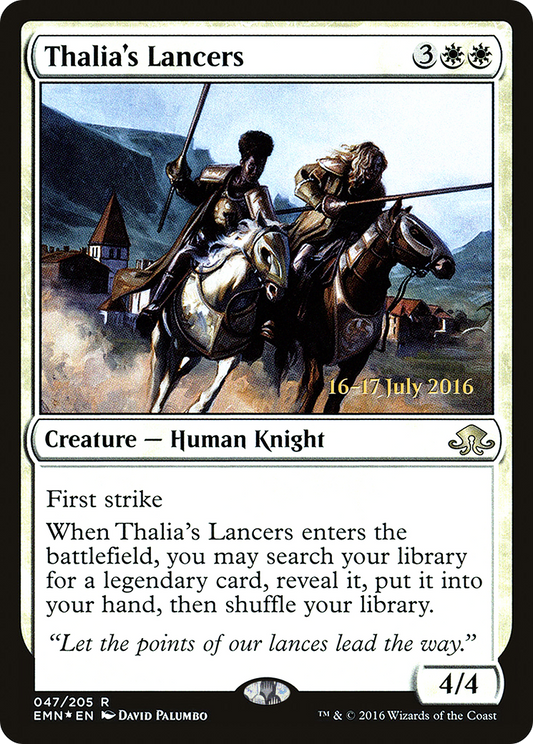 Thalia's Lancers (047) (Prerelease) - Foil