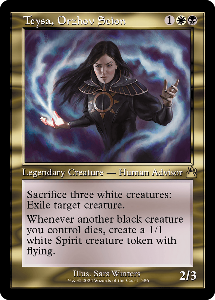 Teysa, Orzhov Scion (0386) (Retro Frame) - Foil