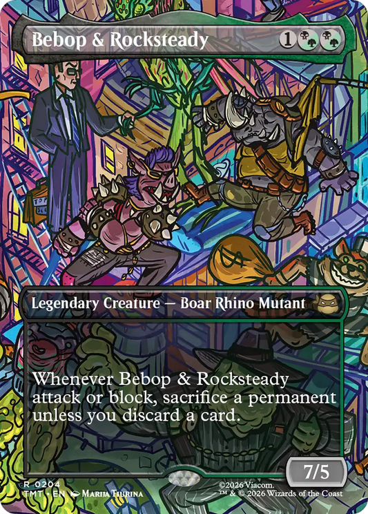 Bebop & Rocksteady (0204) (Borderless) (TMT)