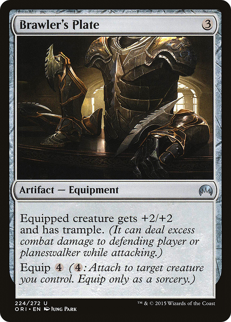 Brawler's Plate - Foil