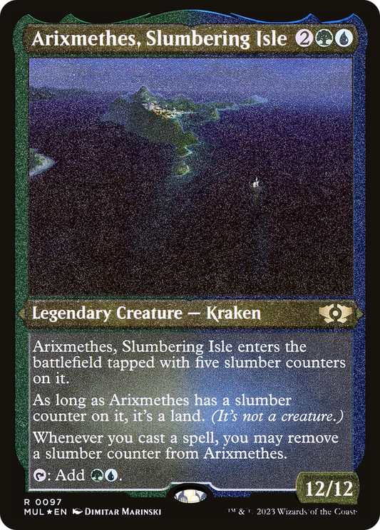 Arixmethes, Slumbering Isle (0097) - Foil Etched
