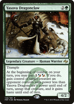 Yasova Dragonclaw (148) (Prerelease) - Foil
