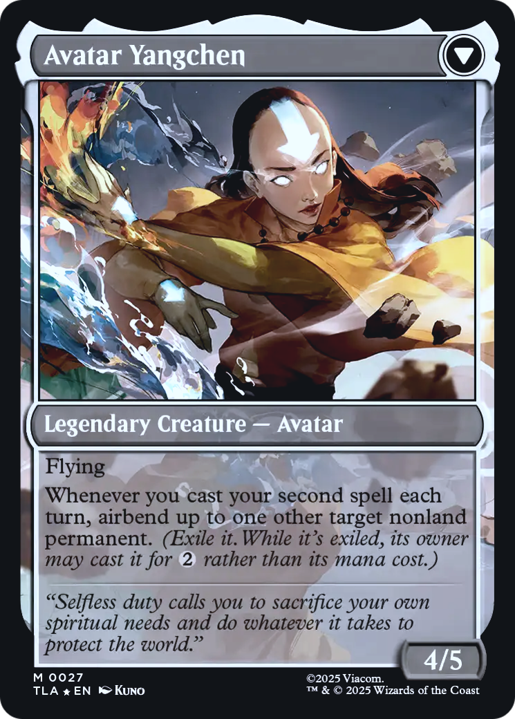 The Legend of Yangchen // Avatar Yangchen (0027) (Prerelease) (PTLA) - Foil