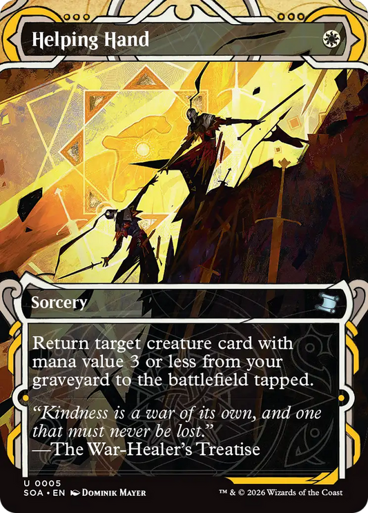 Helping Hand (0005) (Showcase) (SOA) - Foil