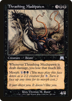 Thrashing Mudspawn - Foil