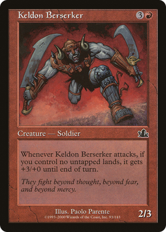 Keldon Berserker - Foil