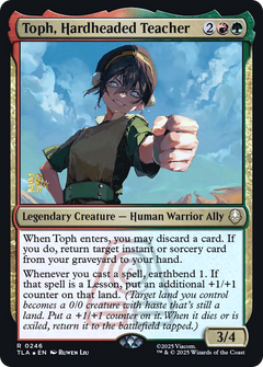 Toph, Hardheaded Teacher (0246) (Prerelease) (PTLA) - Foil