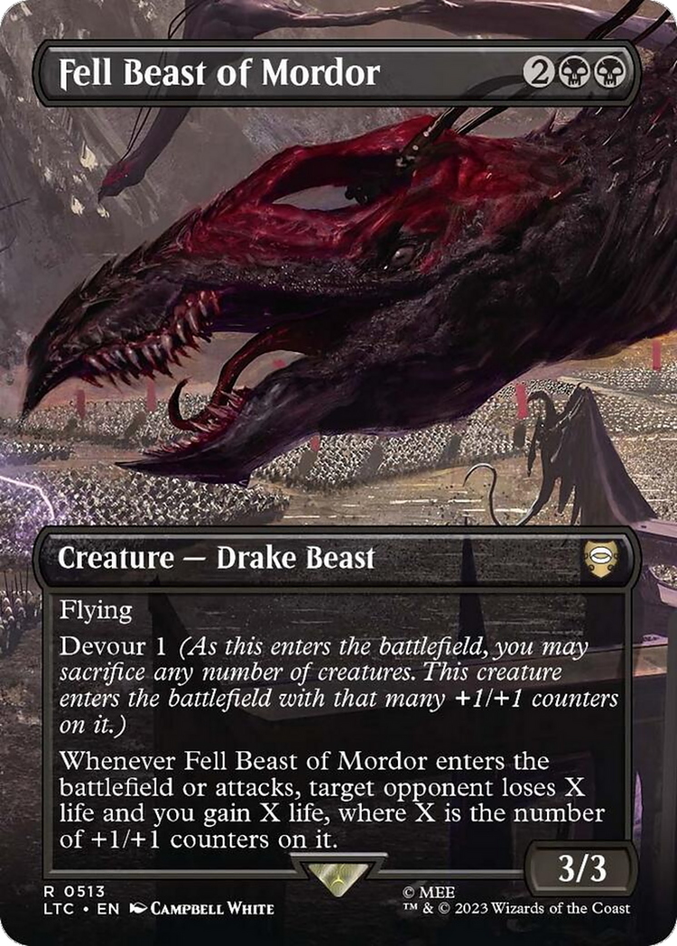 Fell Beast of Mordor (0513) (Borderless)