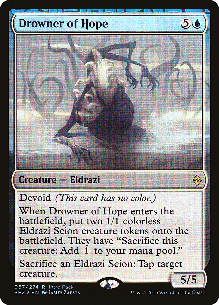 Drowner of Hope (057) (Intro Pack) - Foil