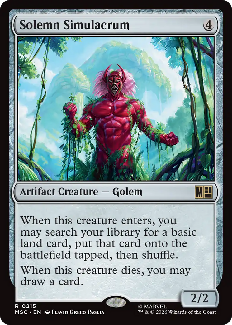 Solemn Simulacrum (MSC)
