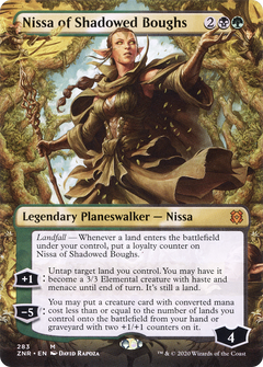 Nissa of Shadowed Boughs (283) (Borderless)