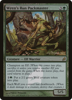 Wren's Run Packmaster (244) (Prerelease) - Foil