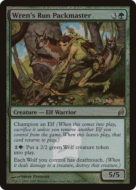 Wren's Run Packmaster (244) (Prerelease) - Foil