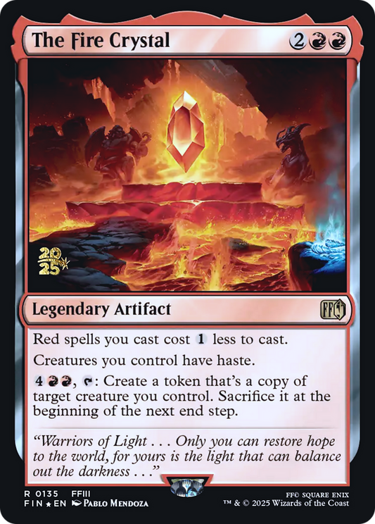 The Fire Crystal (0135) (Prerelease) - Foil