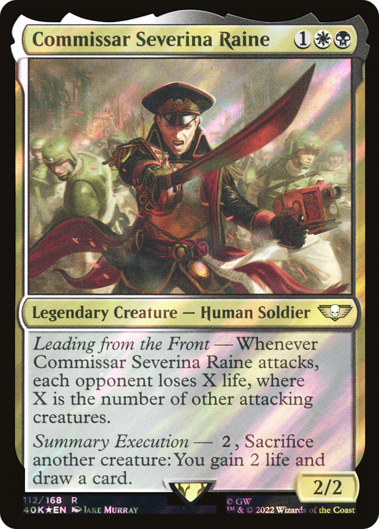 Commissar Severina Raine - Surge Foil