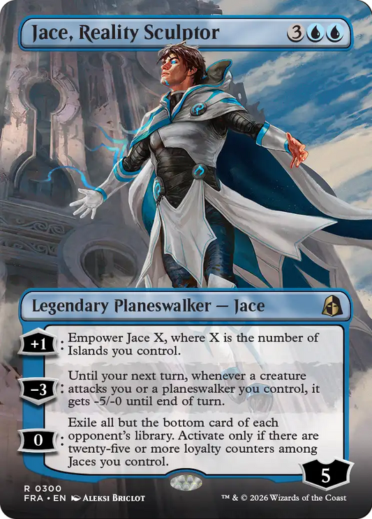 Jace, Reality Sculptor (0300) (Borderless) (FRA) - Foil