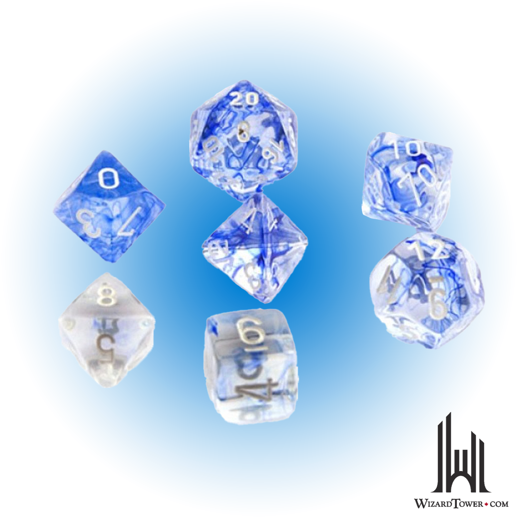 Dice Set - Nebula Dark Blue / White 7ct