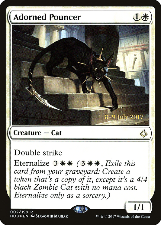Adorned Pouncer (002) (Prerelease) - Foil