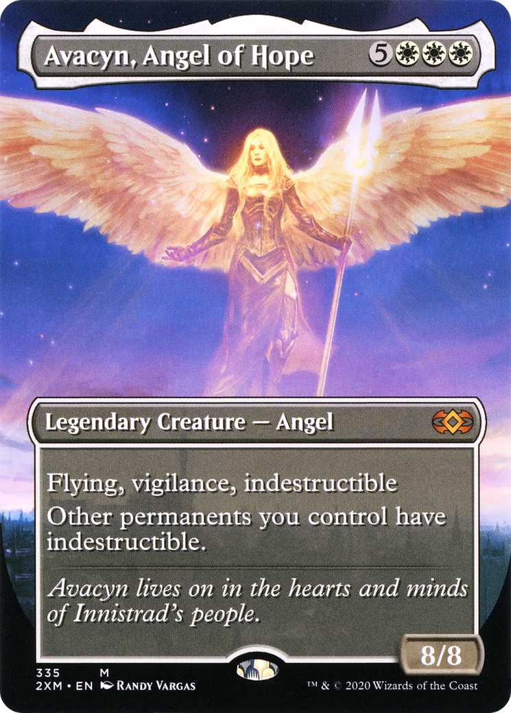 Avacyn, Angel of Hope (335) (Borderless) - Foil