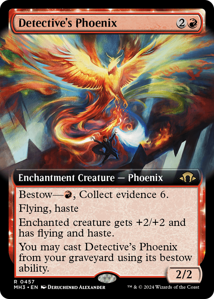 Detective's Phoenix (0457) (Extended Art) - Foil