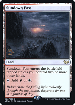 Sundown Pass (266) (Prerelease) - Foil