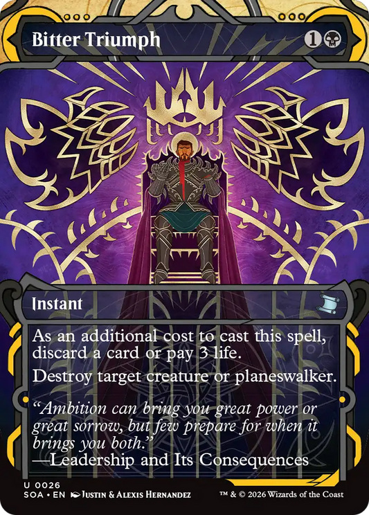 Bitter Triumph (0026) (Showcase) (SOA) - Foil