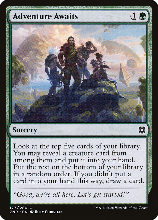 Adventure Awaits - Foil