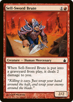 Sell-Sword Brute - Foil