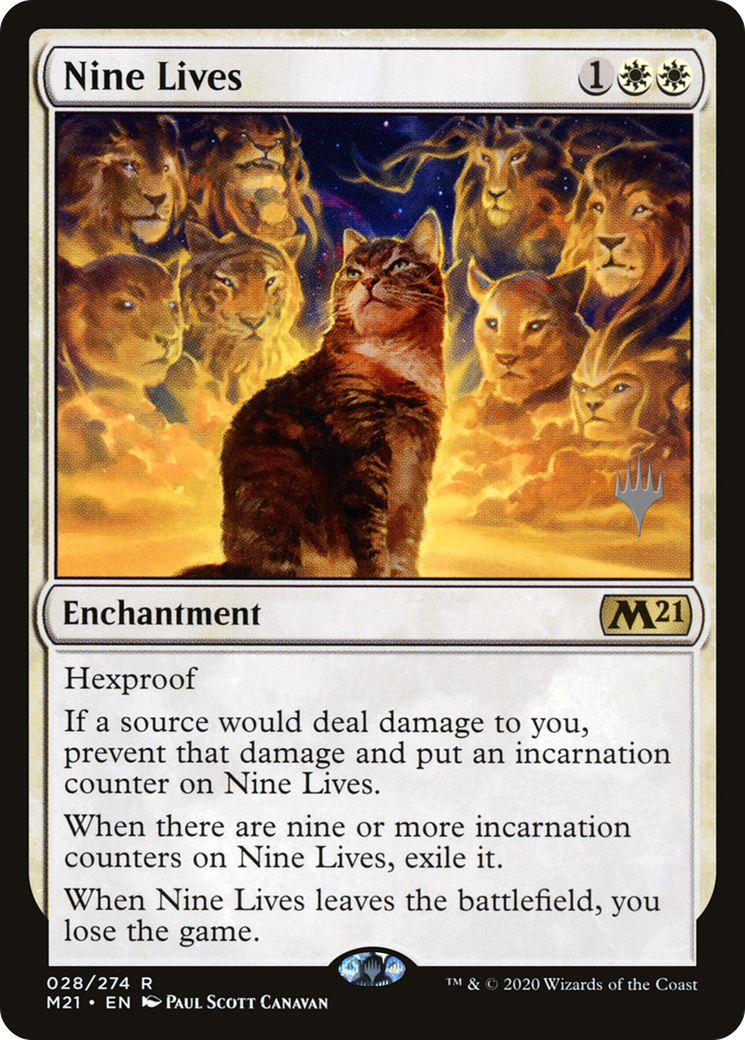 Nine Lives (028) (Promo Pack) - Foil