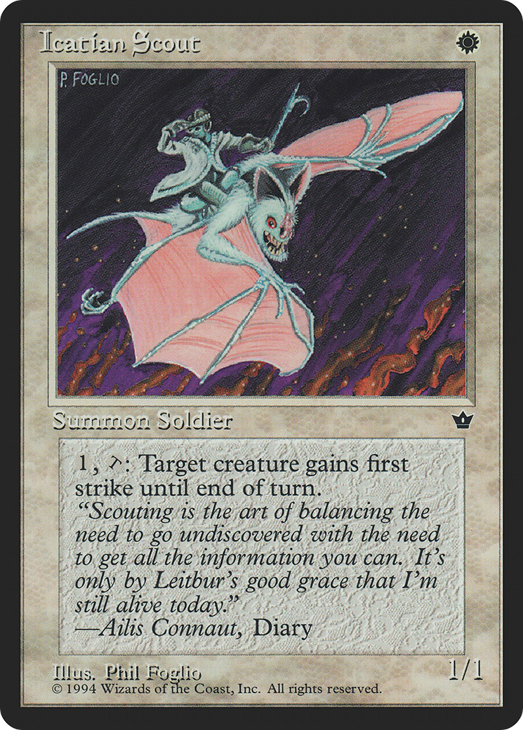 Icatian Scout (Illus. Phil Foglio)