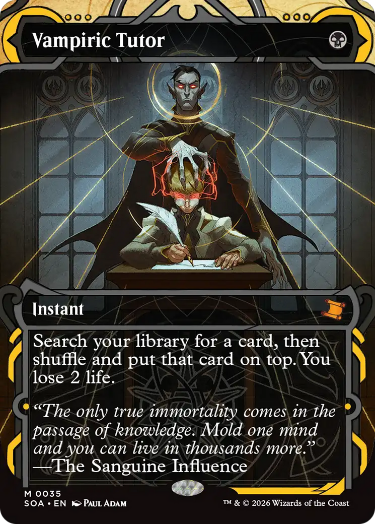 Vampiric Tutor (0035) (Showcase) (SOA)