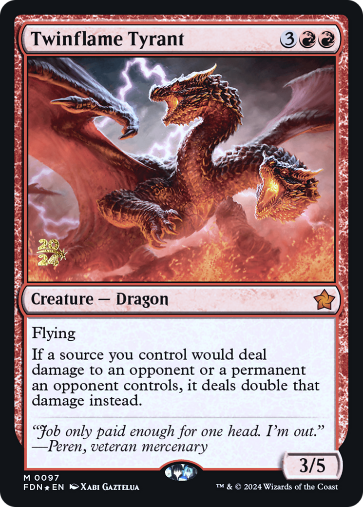 Twinflame Tyrant (0097) (Prerelease) - Foil
