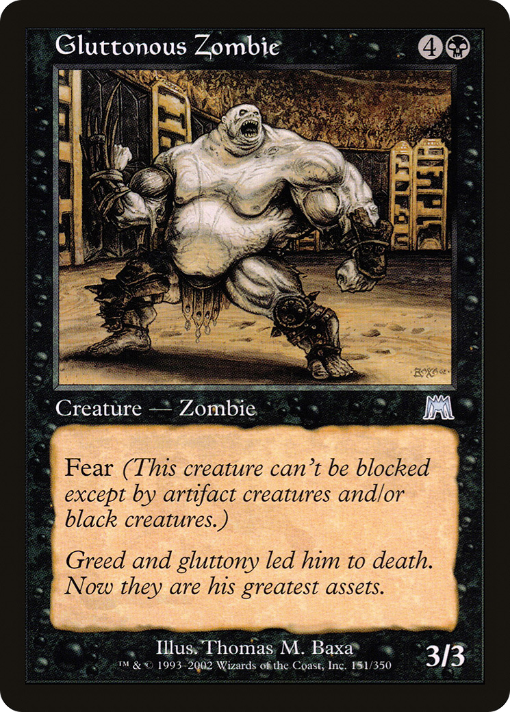 Gluttonous Zombie - Foil
