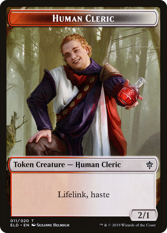 Human Cleric Token (011)