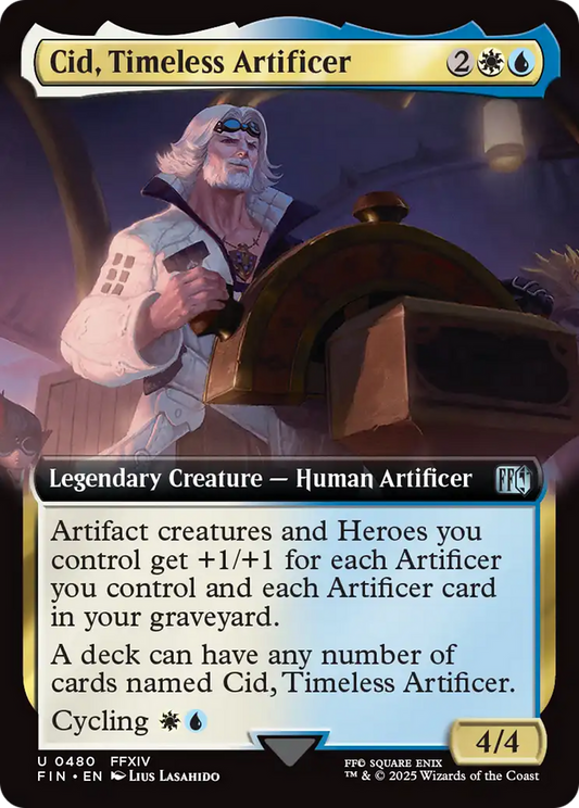 Cid, Timeless Artificer (0480) (Extended Art) - Foil